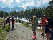 17 Al ponticello  lasciamo la sterrata  per i Campelli...